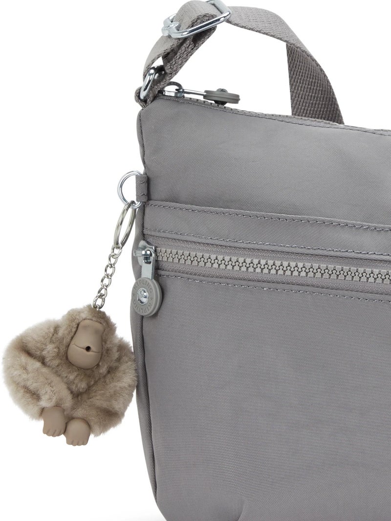 كيبلينغ إيزيلا حقيبة كروس بودي رمادية متوسطة - Image 5